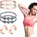 Magnetic Therapy Bracelet Anklet Ring Set for Women