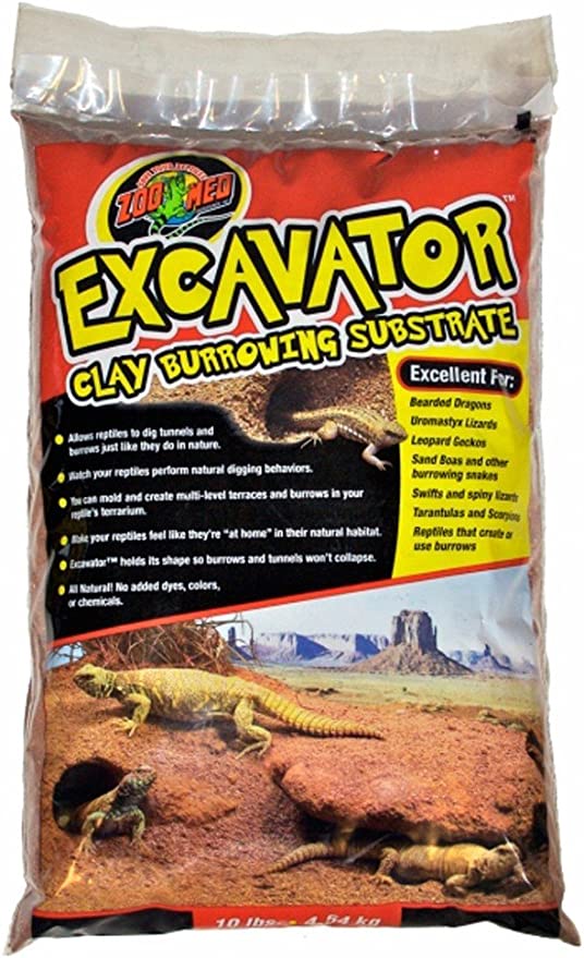 Is excavator clay safe for leopard geckos?