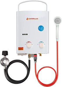 Camplux Tankless Water Heater, 1.32 GPM Portable