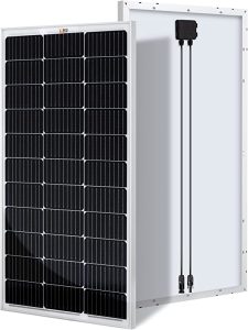 RichSolar 100 Watt 12 Volt Monocrystalline Solar Panel 