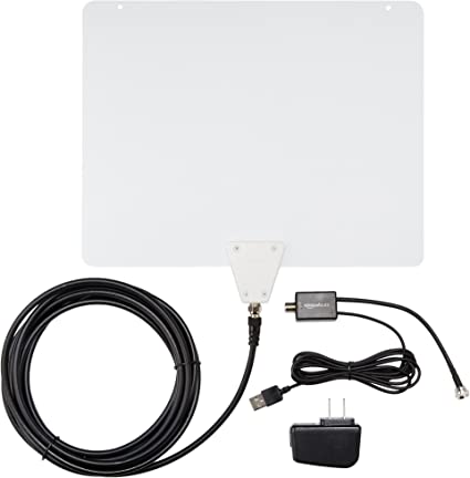 AmazonBasics Ultra Thin Indoor TV Antenna